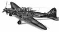 Ilyushin Il 2 cutaway A4 Photo Print