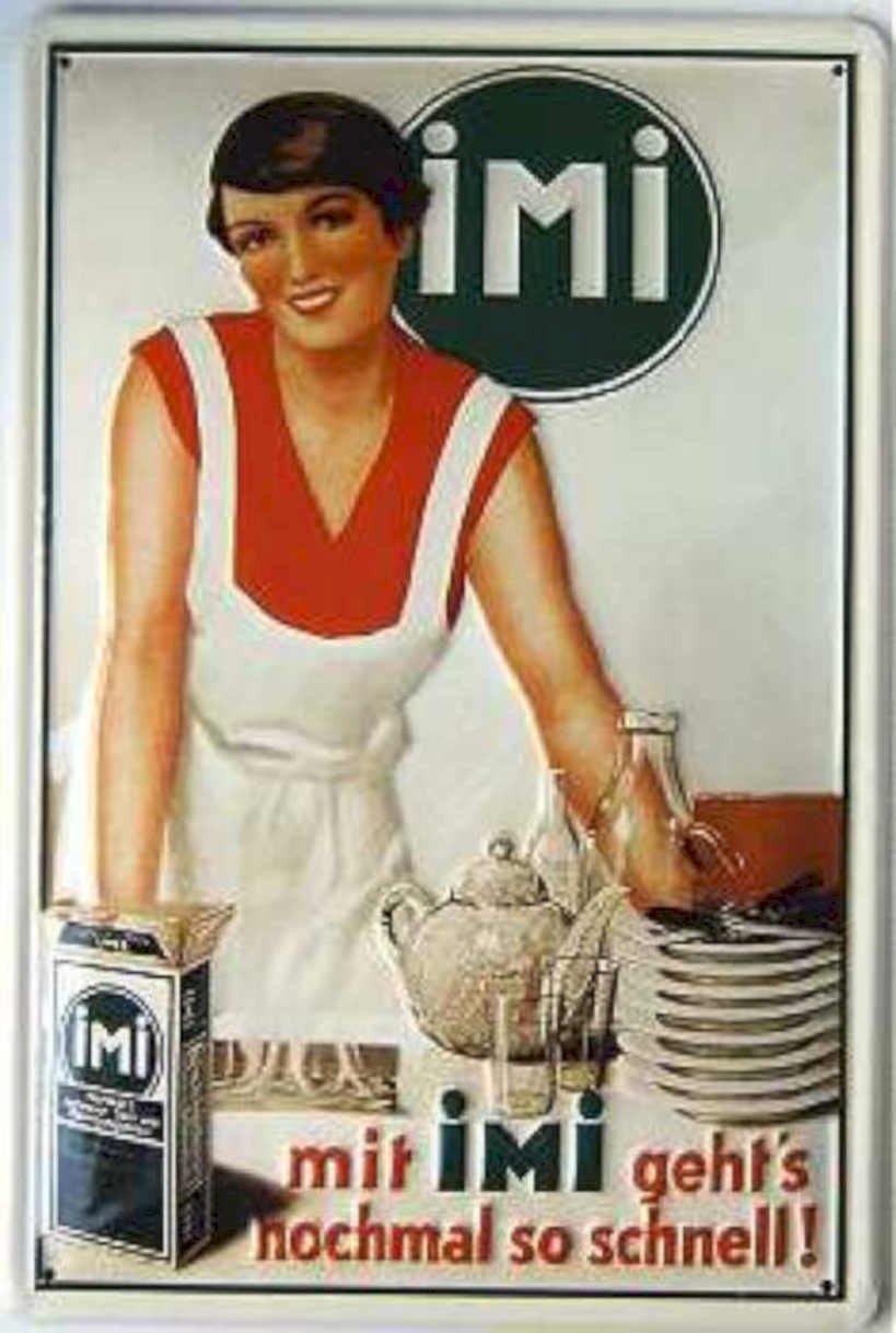 Imi Milk Table Vintage Retro Advert Ads A4 Photo Print