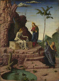 Imitator of Andrea Mantegna The Maries at the Sepulchre A4 Photo Print