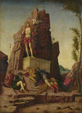 Imitator of Andrea Mantegna The Resurrection A4 Photo Print