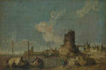 Imitator of Francesco Guardi A Ruin Caprice 1 A4 Photo Print