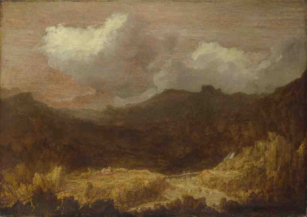 Imitator of Hercules Segers A Mountainous Landscape A4 Photo Print
