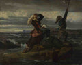 Imitator of Thomas Couture Caught by the Tide A4 Photo Print