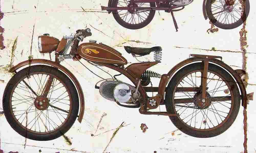 Imme R100 1948 Aged Vintage A4 Photo Print