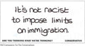Immigration Limits Conservative Vintage Retro Advert Poster A4 Photo Print