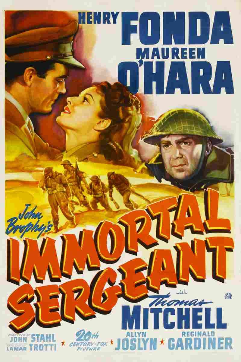 Immortal Sergeant 01  film star poster A4 Photo Print