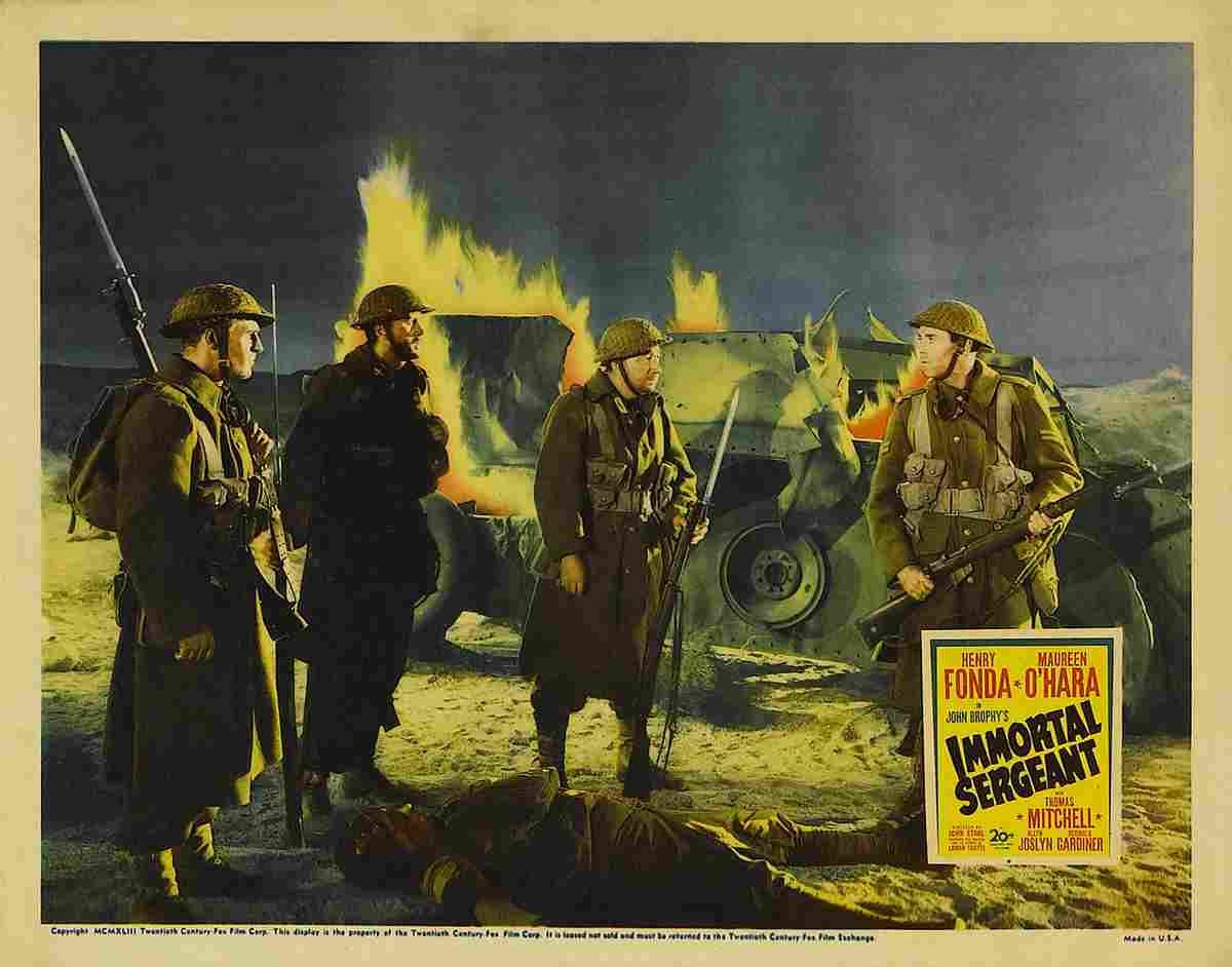 Immortal Sergeant 04  film star poster A4 Photo Print