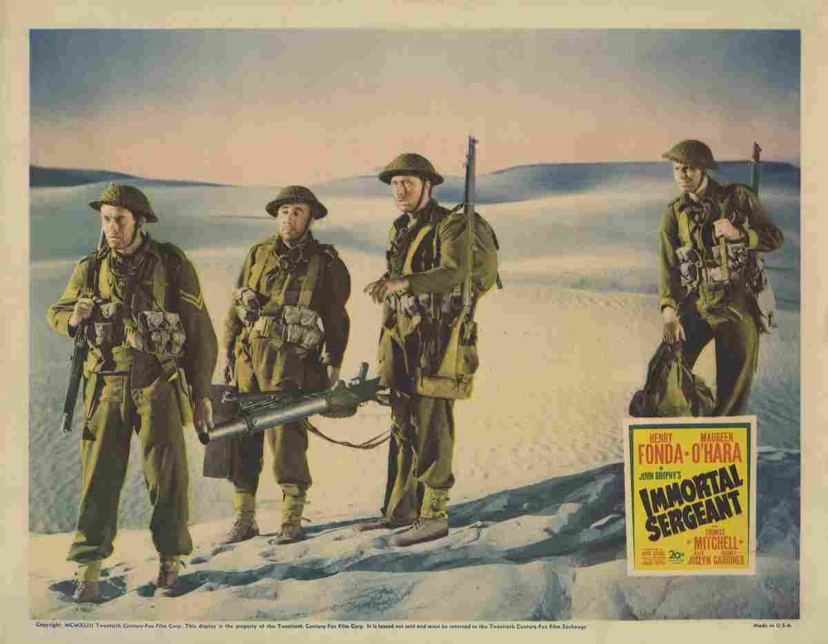 Immortal Sergeant 07  film star poster A4 Photo Print