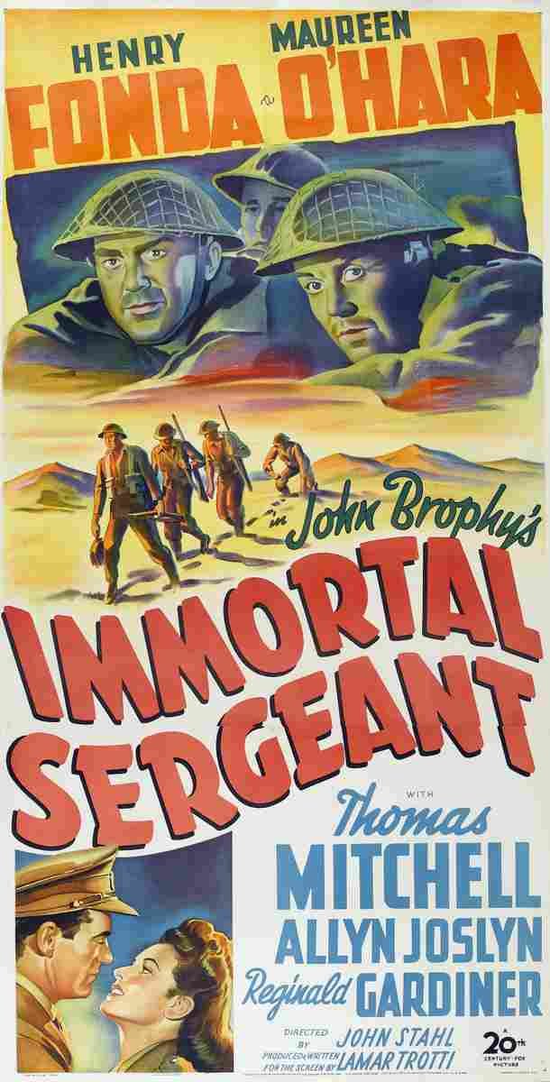Immortal Sergeant 08  film star poster A4 Photo Print