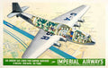 Imperial Airliner Vintage Retro Advert Poster A4 Photo Print