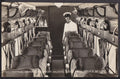 Imperial Airways Passenger Saloon Silver Wing Service De Luxe Steward Vintage A4 Photo Print