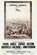 Imperial Airways Poster Vintage Retro Advert Poster A4 Photo Print