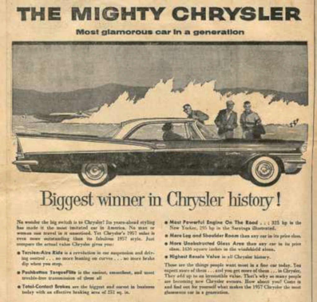 Imperial Chrysler Mountain Vintage Retro Advert Ads A4 Photo Print