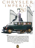 Imperial Eighty Chrysler Vintage Retro Advert Poster A4 Photo Print