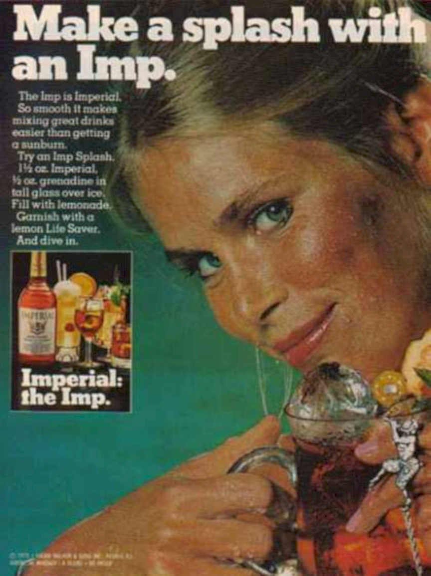 Imperial Vodka Splash Vintage Retro Advert Ads A4 Photo Print