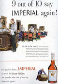 Imperial Whiskey Study 1 Vintage Retro Advert Ads A4 Photo Print