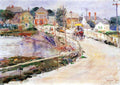 In Gloucester Hassam Impressionism American A4 Photo Print