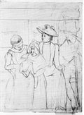 In The Bus Cassatt A4 Photo Print