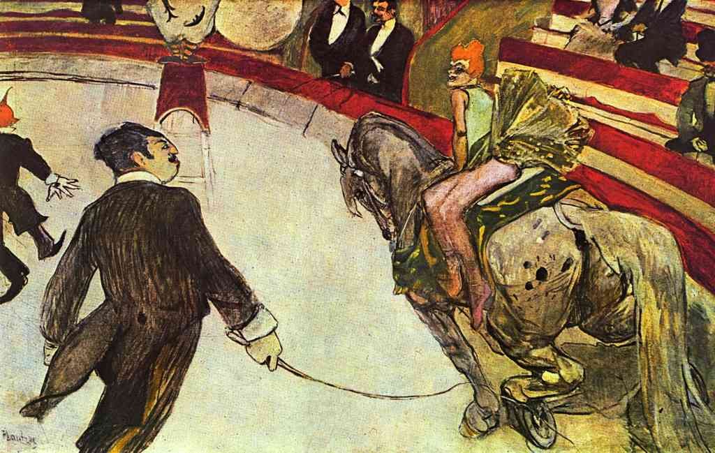 In The Circus Toulouse Lautrec A4 Photo Print