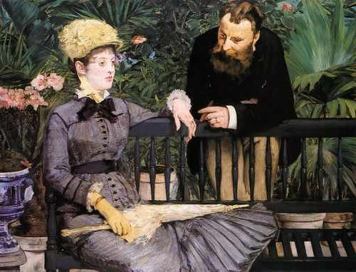 In The Conservatory 1879 A4 Photo Print