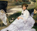 In The Garden 1870 A4 Photo Print