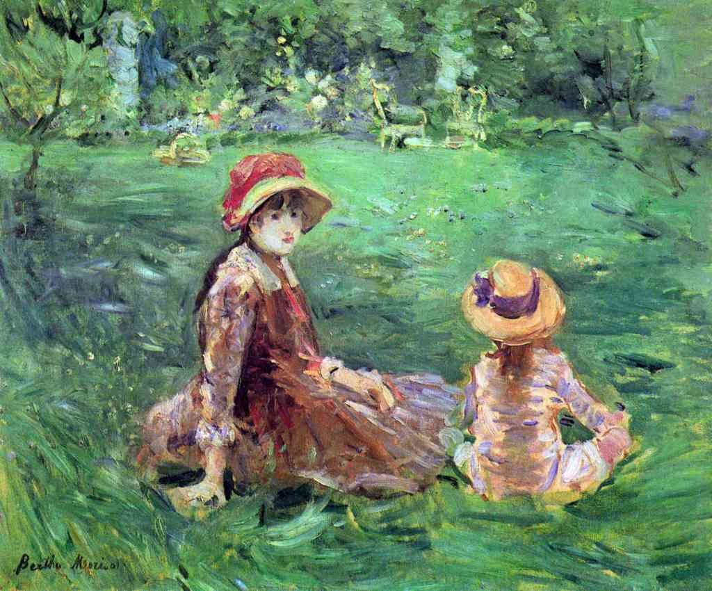 In The Garden At Maurecourt Morisot A4 Photo Print