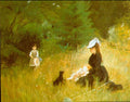 In The Grass Morisot Impressionism A4 Photo Print