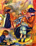 In The Jardin Du Luxembourg Renoir A4 Photo Print