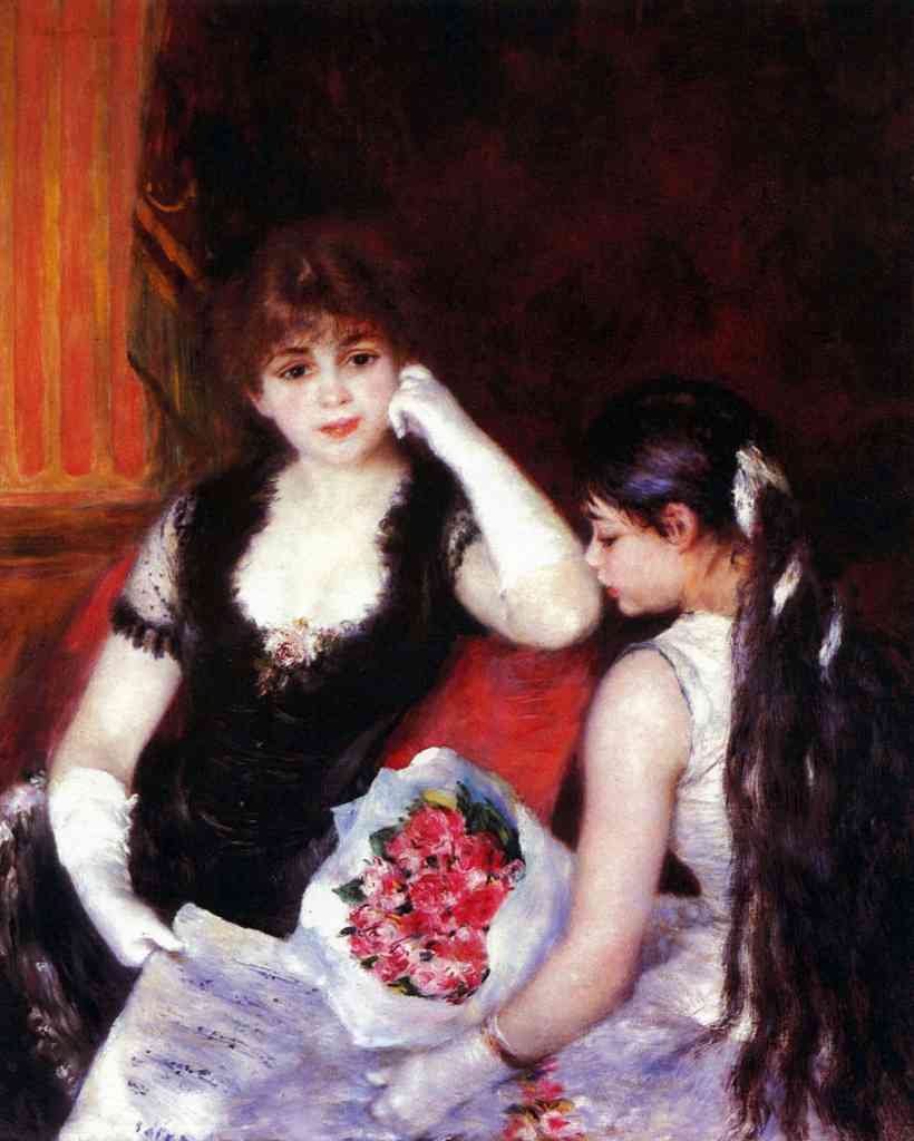 In The Loge Renoir A4 Photo Print