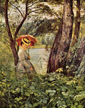 In The Sunshine Hans Thoma Symbolism A4 Photo Print