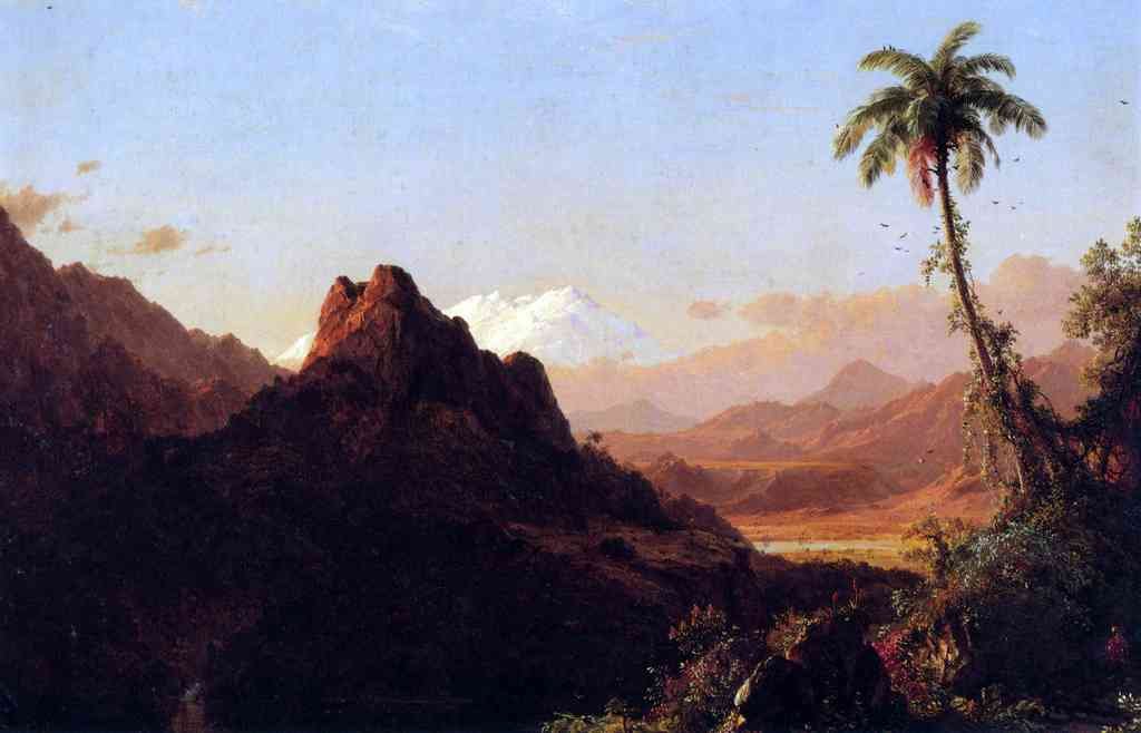 In The Tropics Frederick Edwin Church A4 Photo Print