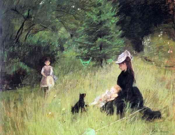 In the Meadow by Morisot A4 Photo Print