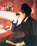 In the opera by Cassatt A4 Photo Print