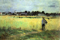 In wheat field by Morisot A4 Photo Print