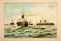 Independencia Battleship Sea Vintage Retro Advert Poster A4 Photo Print