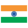 India Flag N1737 A4 Photo Print