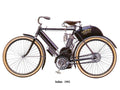 Indian 1902 motorbike A4 Photo Print