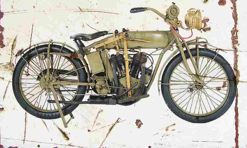 Indian 1919 Aged Vintage A4 Photo Print