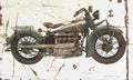 Indian 439 1939 Aged Vintage A4 Photo Print