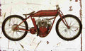 Indian Boardracer 1920 Aged Vintage A4 Photo Print