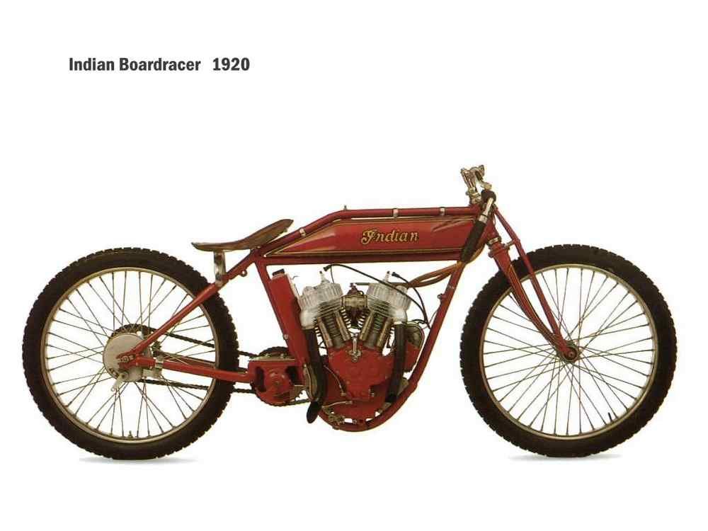 Indian Boardracer 1920 motorbike A4 Photo Print