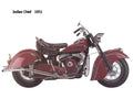 Indian Chief 1951 motorbike A4 Photo Print