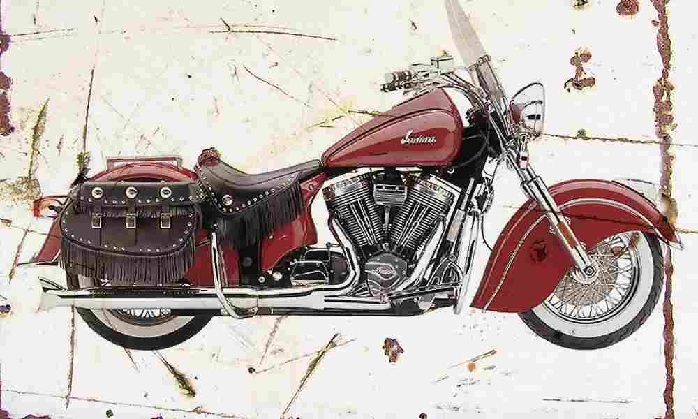 Indian Chief Vintage 2002 Aged Vintage A4 Photo Print