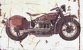 Indian Four 1929 Aged Vintage A4 Photo Print