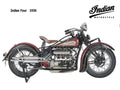 Indian Four 1936 motorbike A4 Photo Print