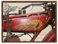 Indian Headstock Detail Vintage Retro Advert Ads A4 Photo Print