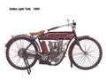 Indian LightTwin 1909 motorbike A4 Photo Print