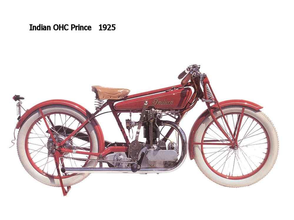 Indian OHC Prince 1925 motorbike A4 Photo Print