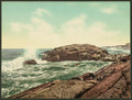 Indian Rock Narragansett Pier Vintage A4 Photo Print