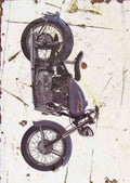 Indian Scout 1949 aged A4 Photo Print
